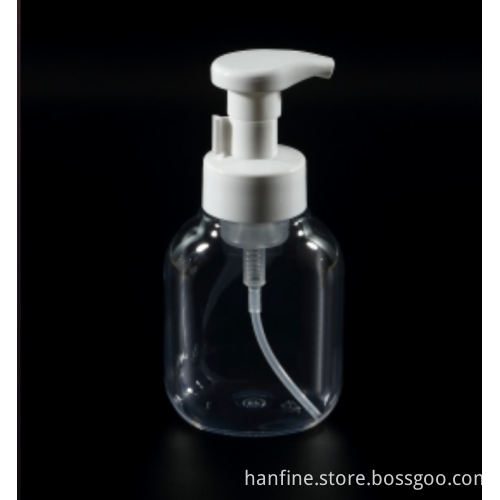 Wholesale manufacturer PET 300ml cosmetic foam pump bottle